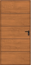 Hormann Horizontal Decograin Side Door - Horizontal Decograian